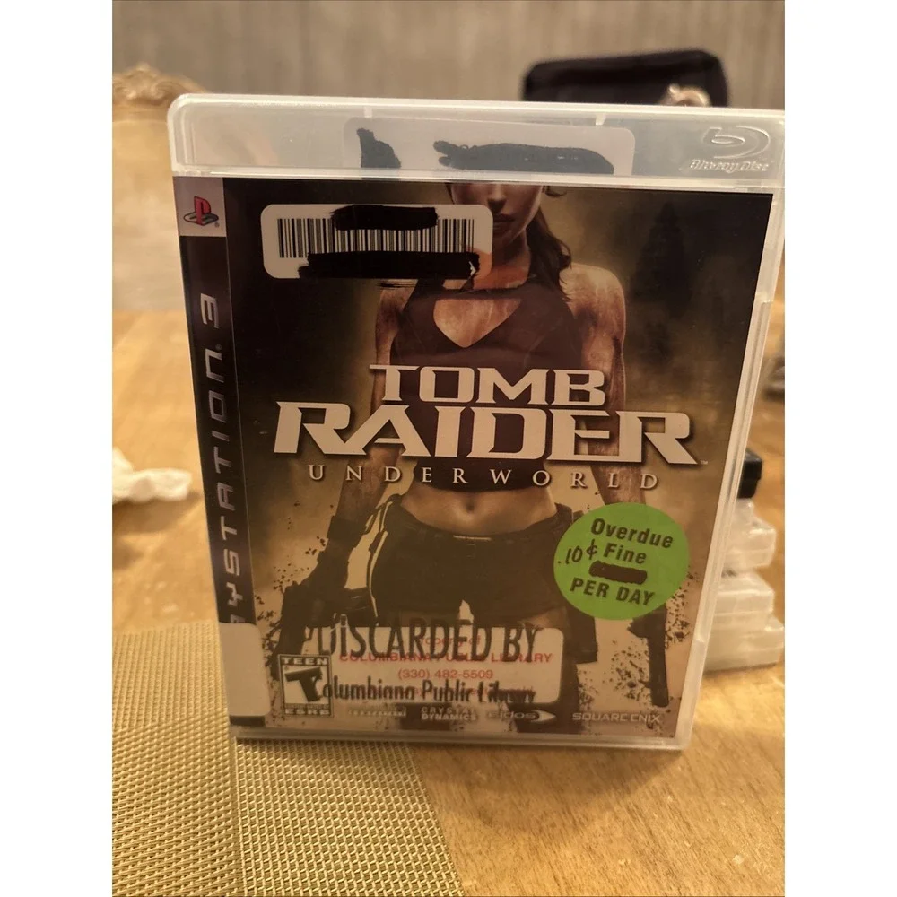 Tomb Raider: Underworld (Sony PlayStation 3, 2008) PS3 CIB! W/ Manual! Works!